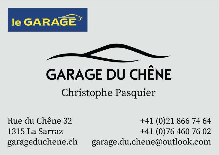 Garage du chêne, Christophe Pasquier