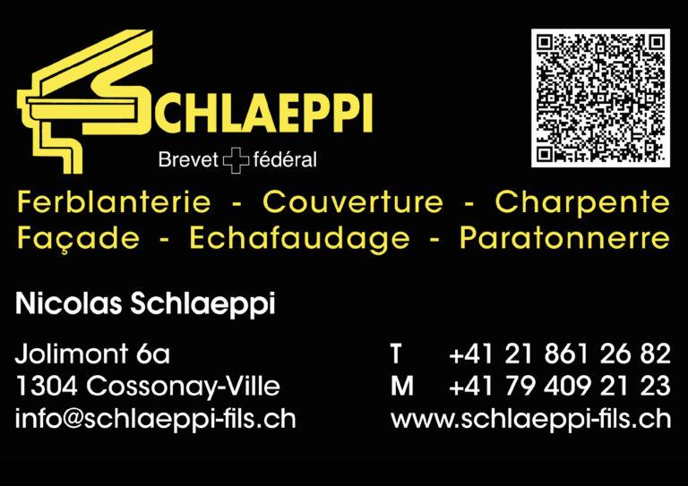 Schlaeppi Ferblanterie Couverture Charpente Façade